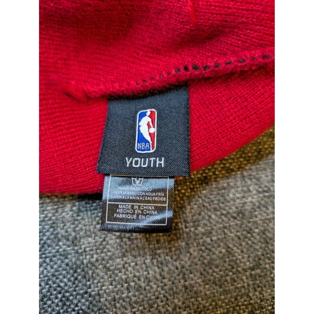 Portland Trail Blazers Youth Beanie Hat  OSFM Red NBA‎ Pom Knit Logo Basketball